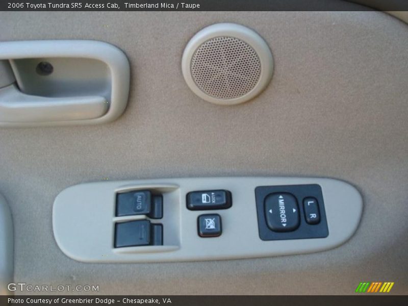 Controls of 2006 Tundra SR5 Access Cab