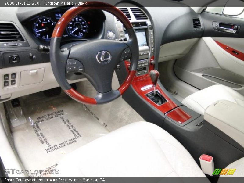 Tungsten Metallic / Black 2008 Lexus ES 350