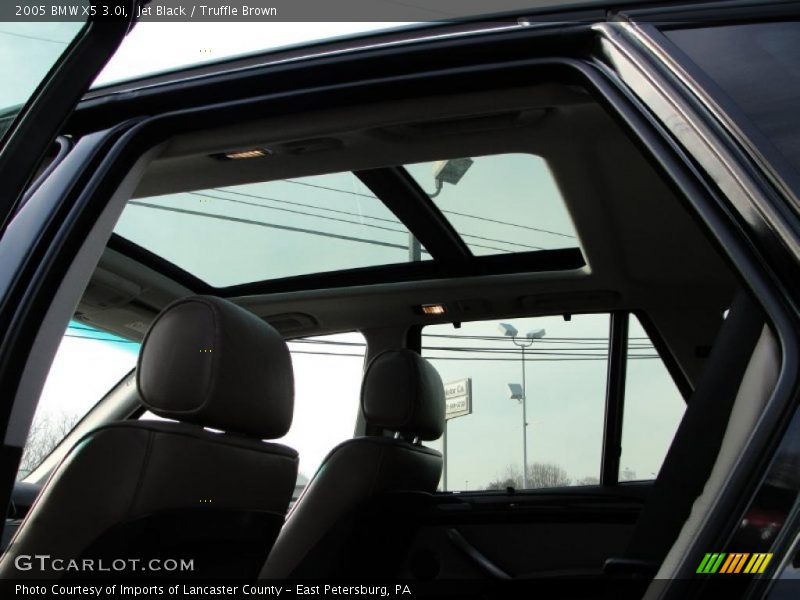 Jet Black / Truffle Brown 2005 BMW X5 3.0i