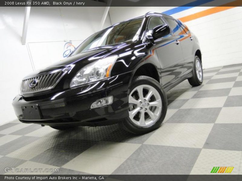 Black Onyx / Ivory 2008 Lexus RX 350 AWD