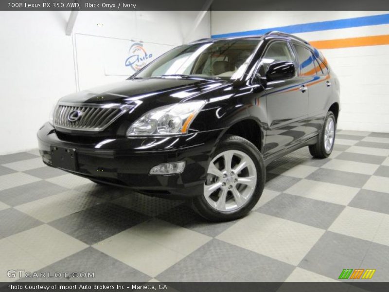 Black Onyx / Ivory 2008 Lexus RX 350 AWD