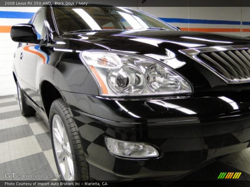 Black Onyx / Ivory 2008 Lexus RX 350 AWD