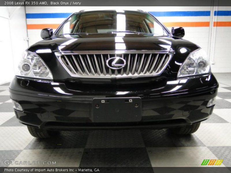Black Onyx / Ivory 2008 Lexus RX 350 AWD