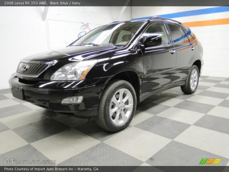 Black Onyx / Ivory 2008 Lexus RX 350 AWD