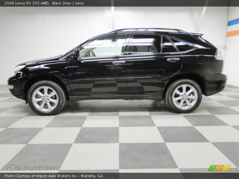 Black Onyx / Ivory 2008 Lexus RX 350 AWD