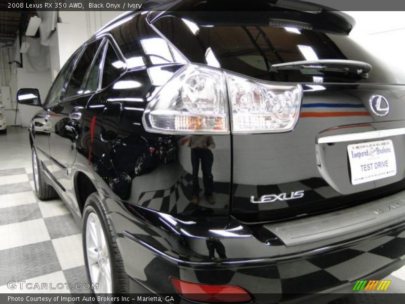 Black Onyx / Ivory 2008 Lexus RX 350 AWD