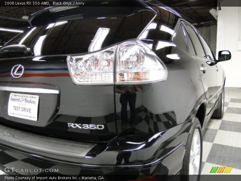 Black Onyx / Ivory 2008 Lexus RX 350 AWD