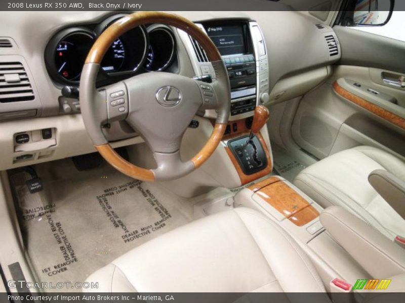 Black Onyx / Ivory 2008 Lexus RX 350 AWD