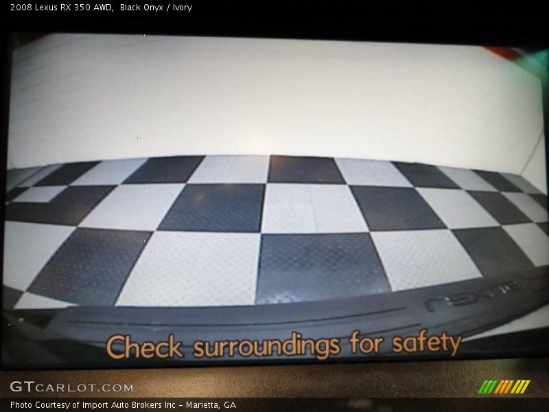 Black Onyx / Ivory 2008 Lexus RX 350 AWD