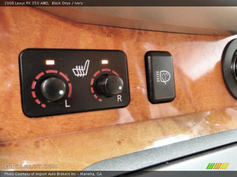 Black Onyx / Ivory 2008 Lexus RX 350 AWD