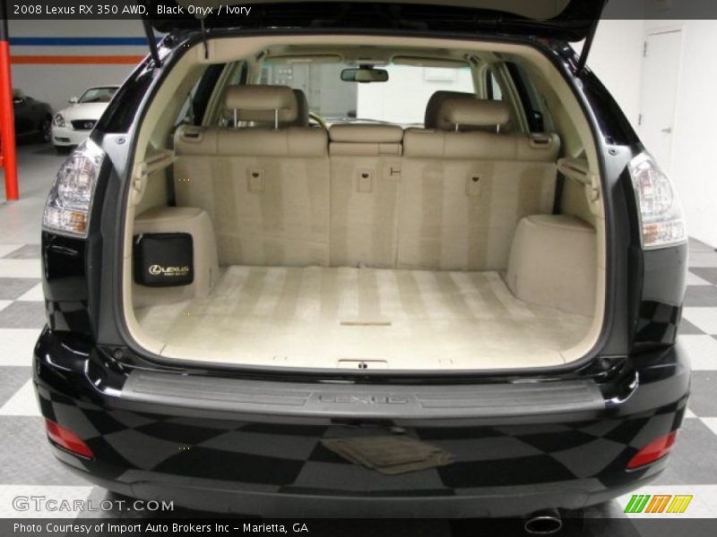 Black Onyx / Ivory 2008 Lexus RX 350 AWD