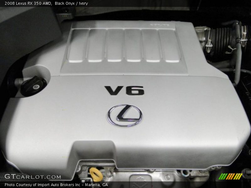 Black Onyx / Ivory 2008 Lexus RX 350 AWD