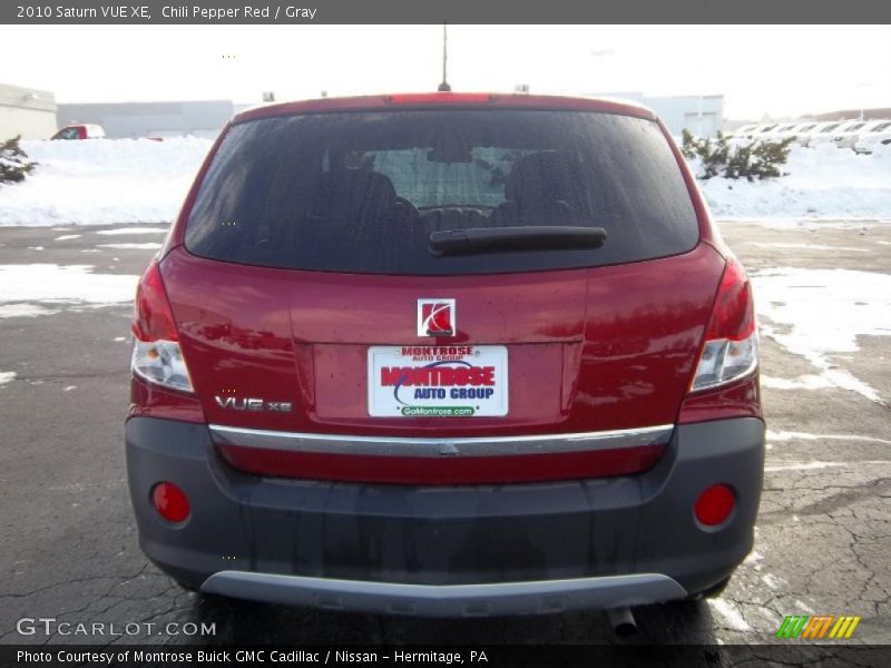 Chili Pepper Red / Gray 2010 Saturn VUE XE