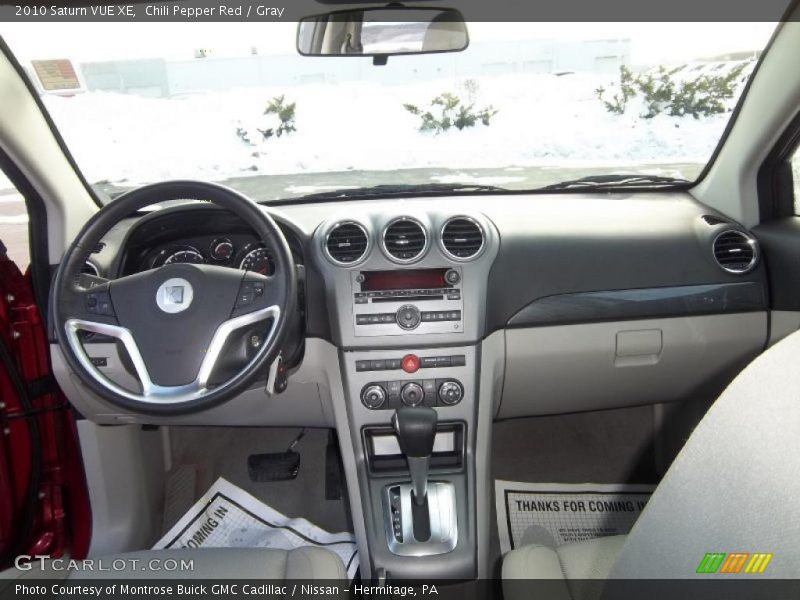 Dashboard of 2010 VUE XE