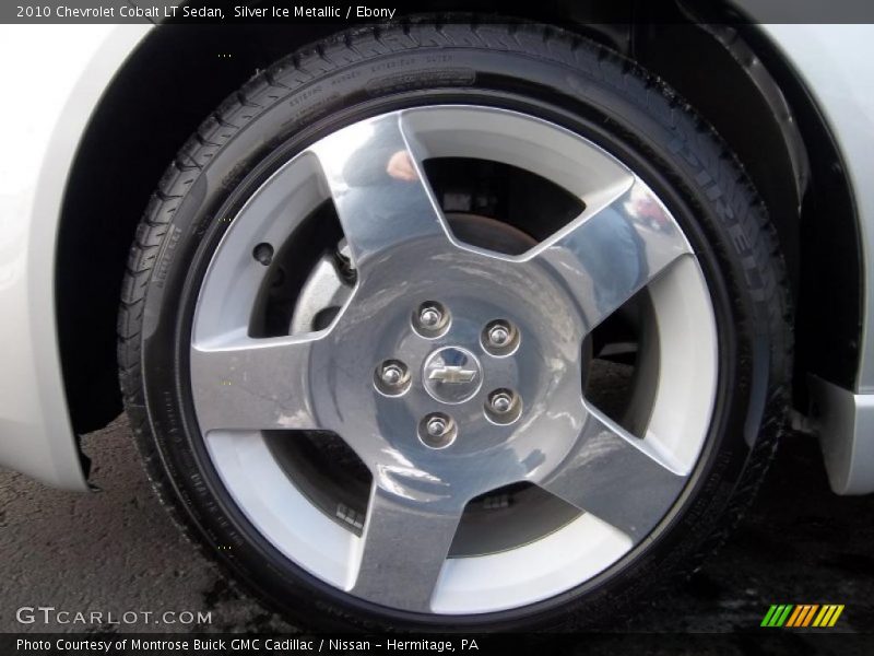 Silver Ice Metallic / Ebony 2010 Chevrolet Cobalt LT Sedan