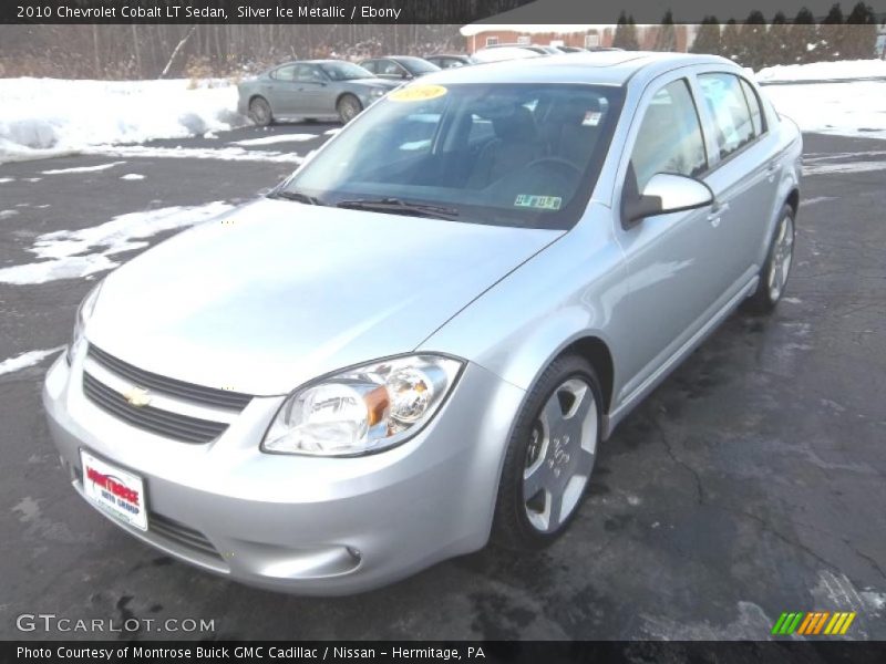 Silver Ice Metallic / Ebony 2010 Chevrolet Cobalt LT Sedan