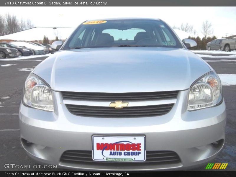Silver Ice Metallic / Ebony 2010 Chevrolet Cobalt LT Sedan
