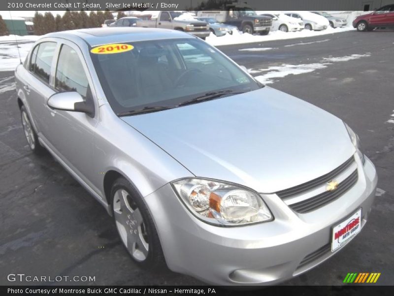 Silver Ice Metallic / Ebony 2010 Chevrolet Cobalt LT Sedan