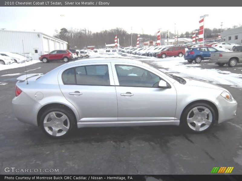 Silver Ice Metallic / Ebony 2010 Chevrolet Cobalt LT Sedan