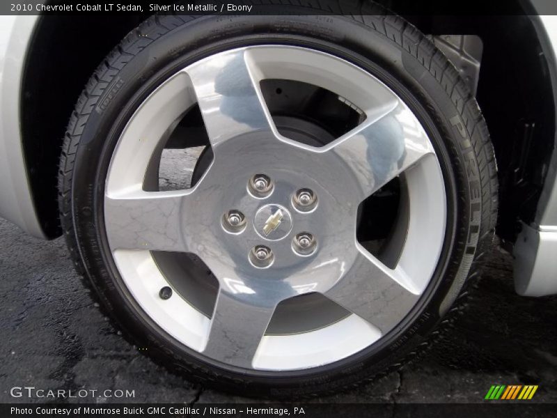 Silver Ice Metallic / Ebony 2010 Chevrolet Cobalt LT Sedan