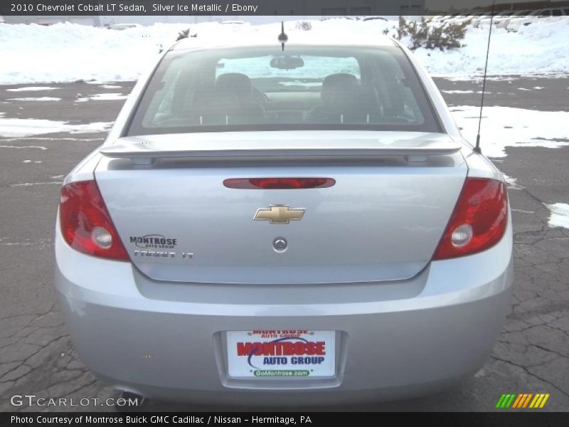 Silver Ice Metallic / Ebony 2010 Chevrolet Cobalt LT Sedan