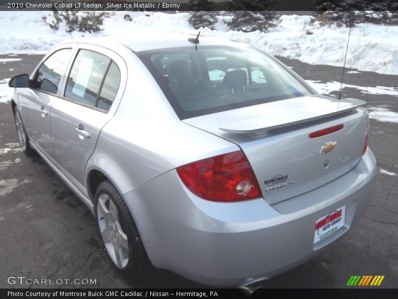 Silver Ice Metallic / Ebony 2010 Chevrolet Cobalt LT Sedan