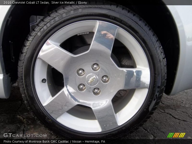 Silver Ice Metallic / Ebony 2010 Chevrolet Cobalt LT Sedan