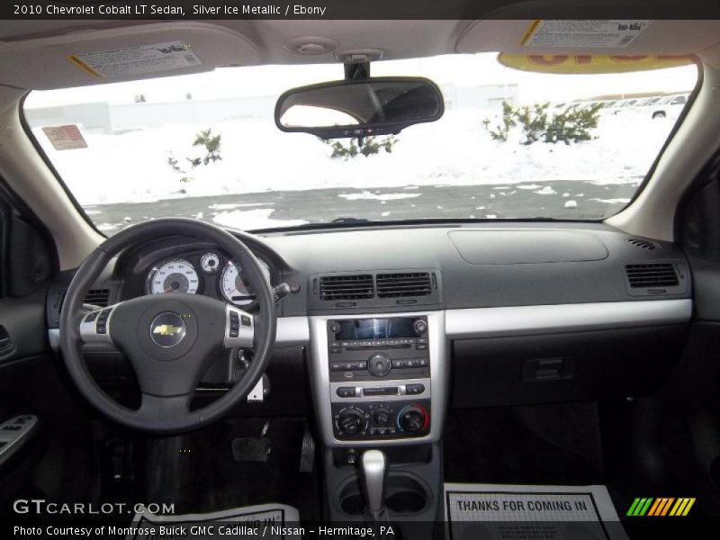 Silver Ice Metallic / Ebony 2010 Chevrolet Cobalt LT Sedan