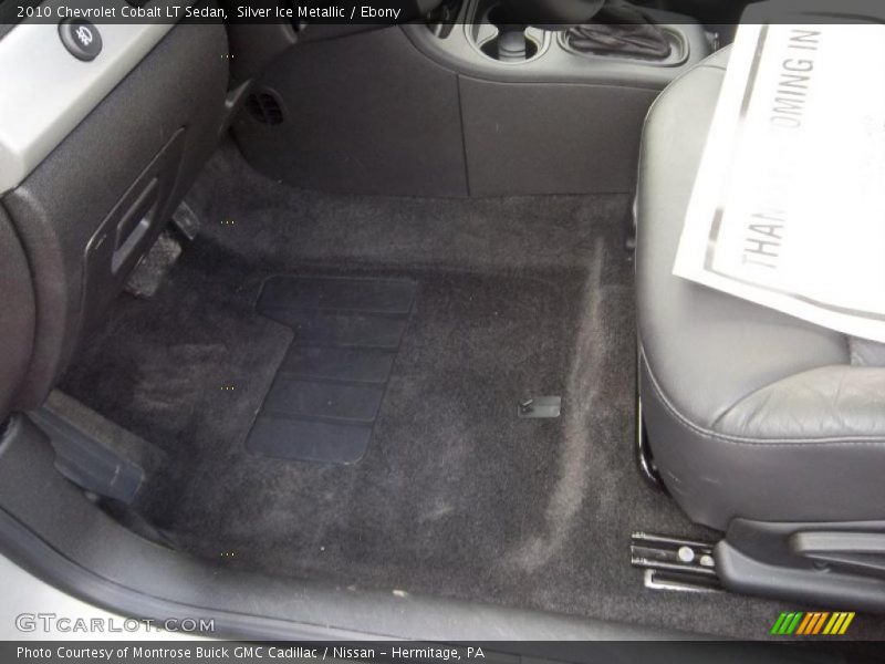 Silver Ice Metallic / Ebony 2010 Chevrolet Cobalt LT Sedan