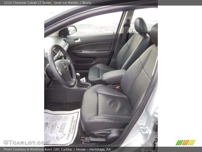 Silver Ice Metallic / Ebony 2010 Chevrolet Cobalt LT Sedan
