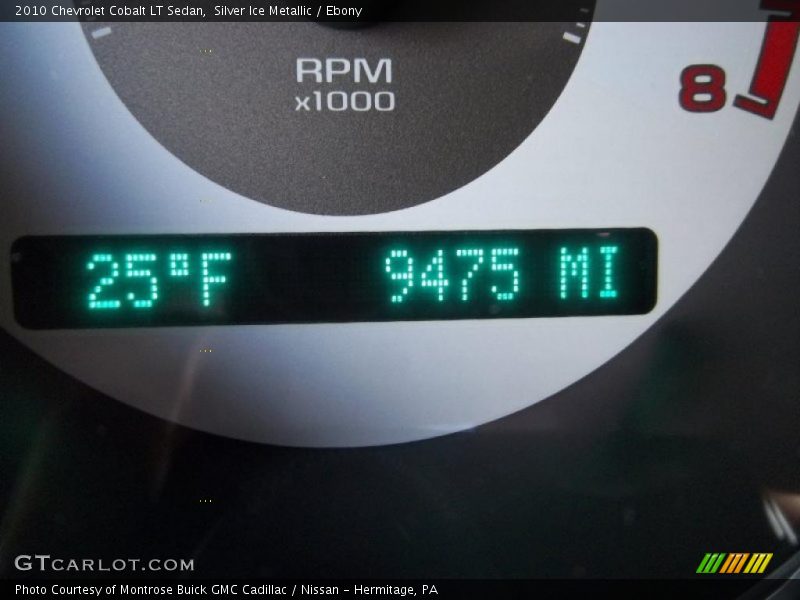 Silver Ice Metallic / Ebony 2010 Chevrolet Cobalt LT Sedan