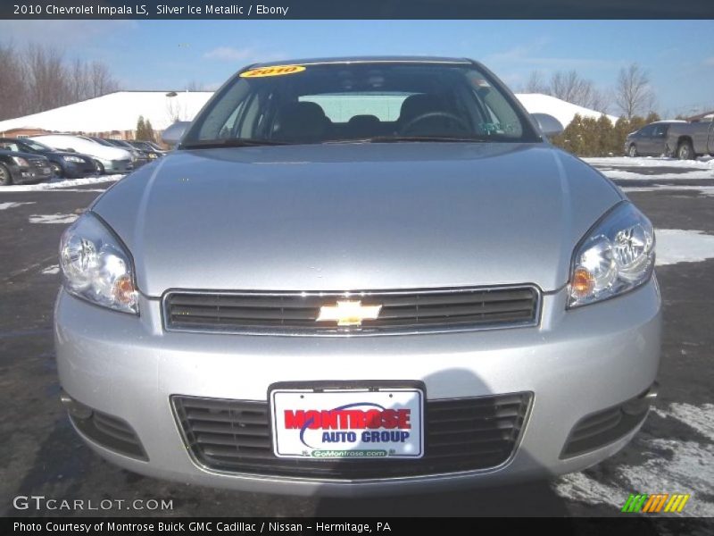 Silver Ice Metallic / Ebony 2010 Chevrolet Impala LS