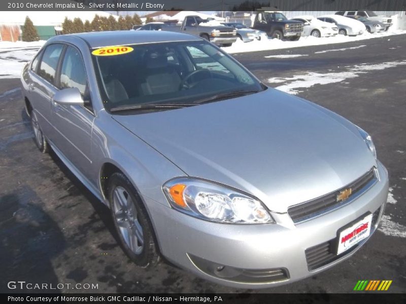 Silver Ice Metallic / Ebony 2010 Chevrolet Impala LS