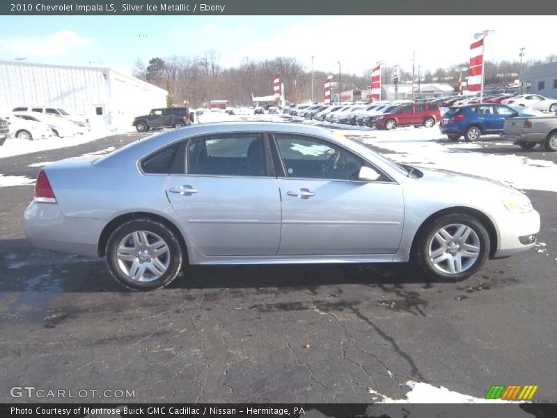 Silver Ice Metallic / Ebony 2010 Chevrolet Impala LS