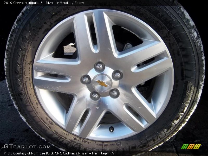 Silver Ice Metallic / Ebony 2010 Chevrolet Impala LS