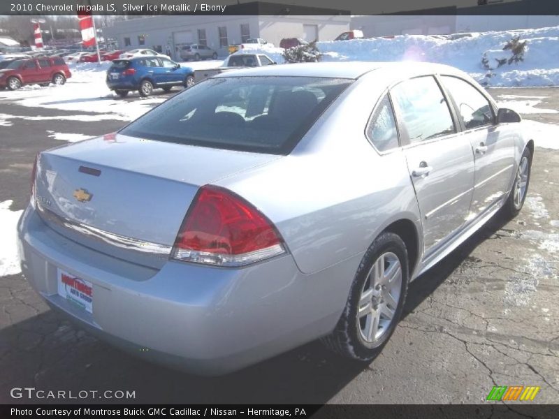 Silver Ice Metallic / Ebony 2010 Chevrolet Impala LS