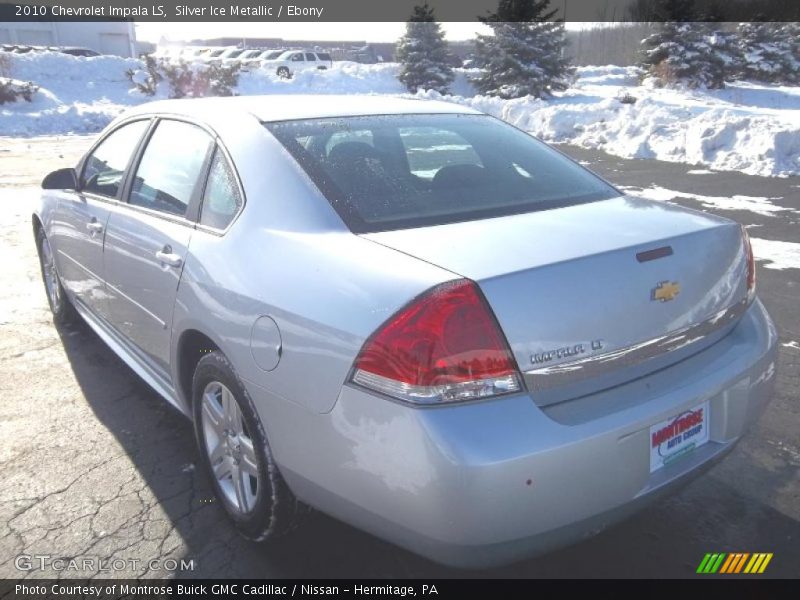 Silver Ice Metallic / Ebony 2010 Chevrolet Impala LS