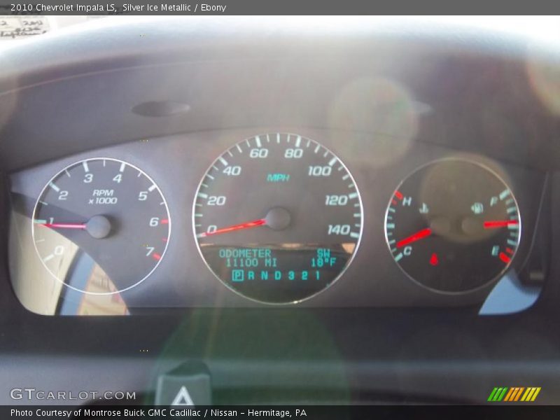 Silver Ice Metallic / Ebony 2010 Chevrolet Impala LS