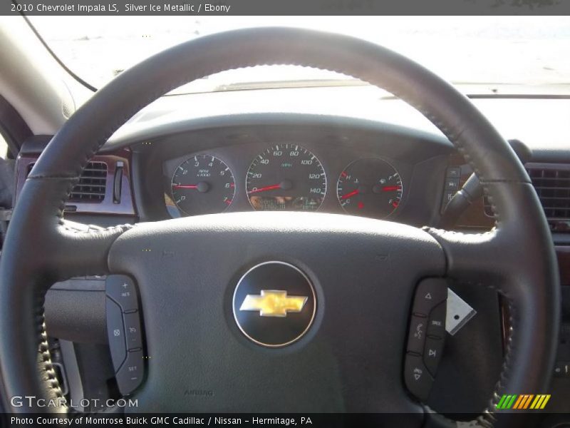 Silver Ice Metallic / Ebony 2010 Chevrolet Impala LS