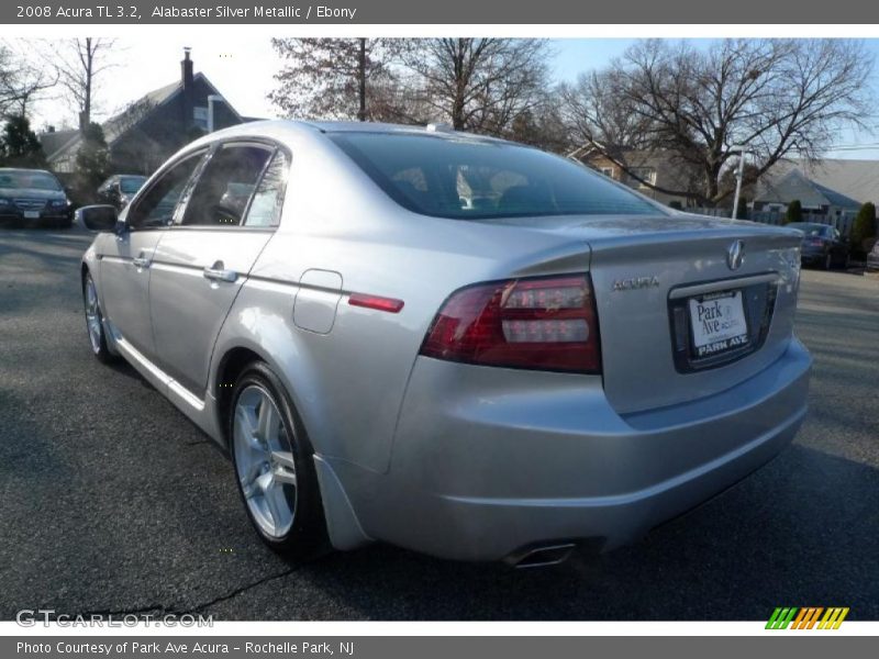 Alabaster Silver Metallic / Ebony 2008 Acura TL 3.2