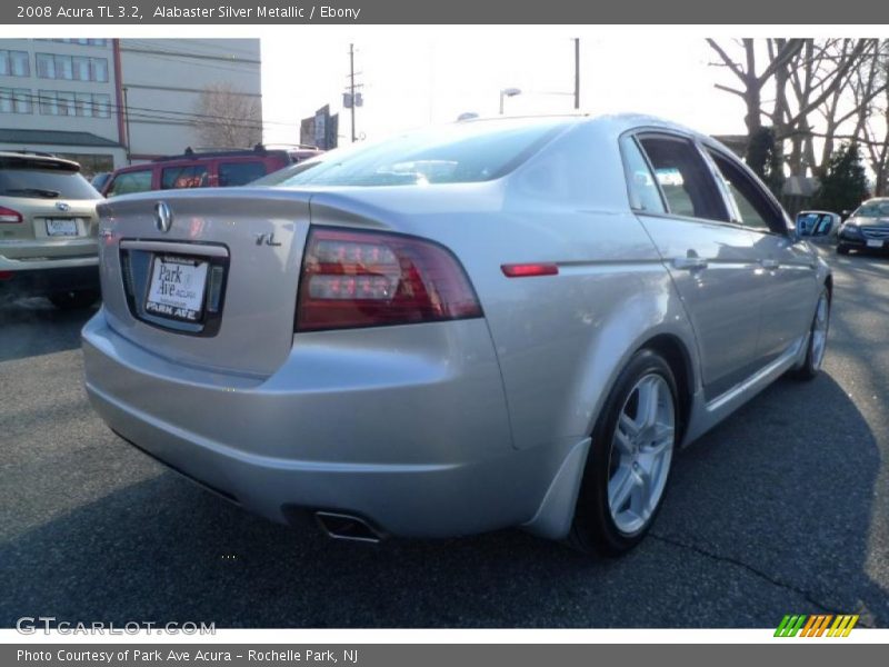 Alabaster Silver Metallic / Ebony 2008 Acura TL 3.2