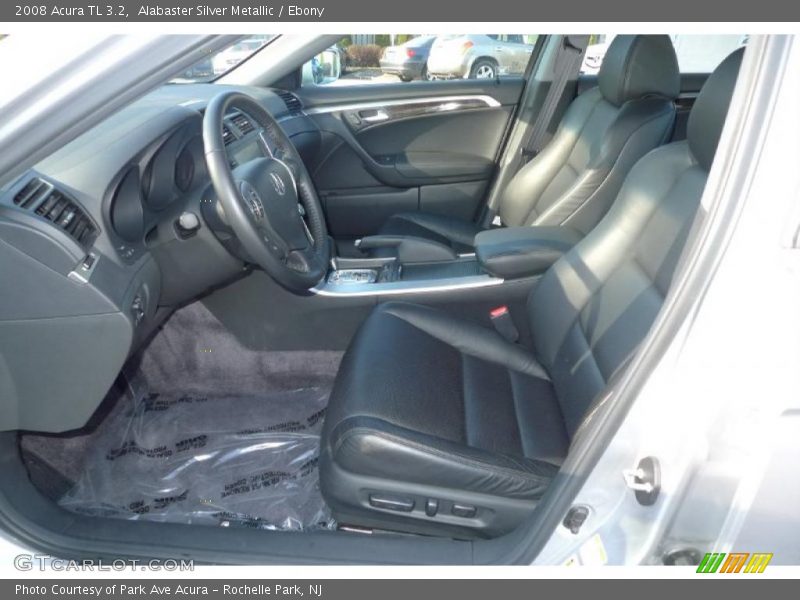 Alabaster Silver Metallic / Ebony 2008 Acura TL 3.2