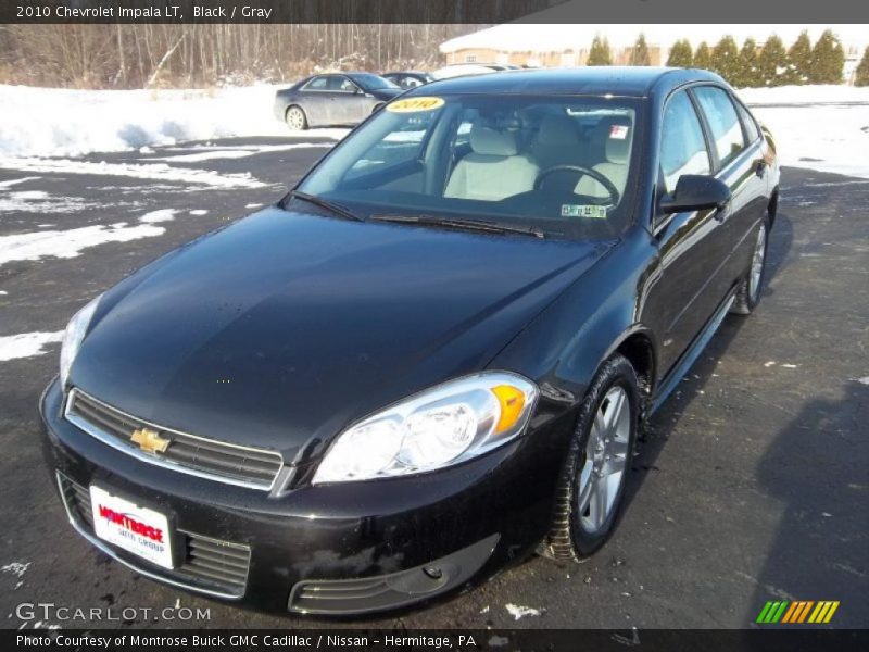 Black / Gray 2010 Chevrolet Impala LT