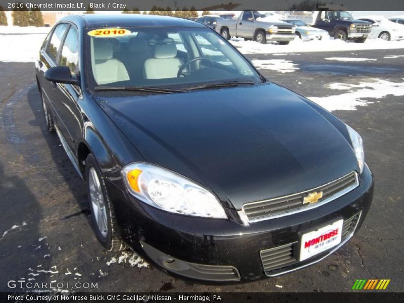 Black / Gray 2010 Chevrolet Impala LT