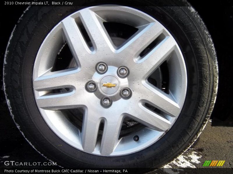 Black / Gray 2010 Chevrolet Impala LT