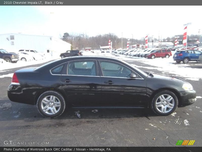 Black / Gray 2010 Chevrolet Impala LT