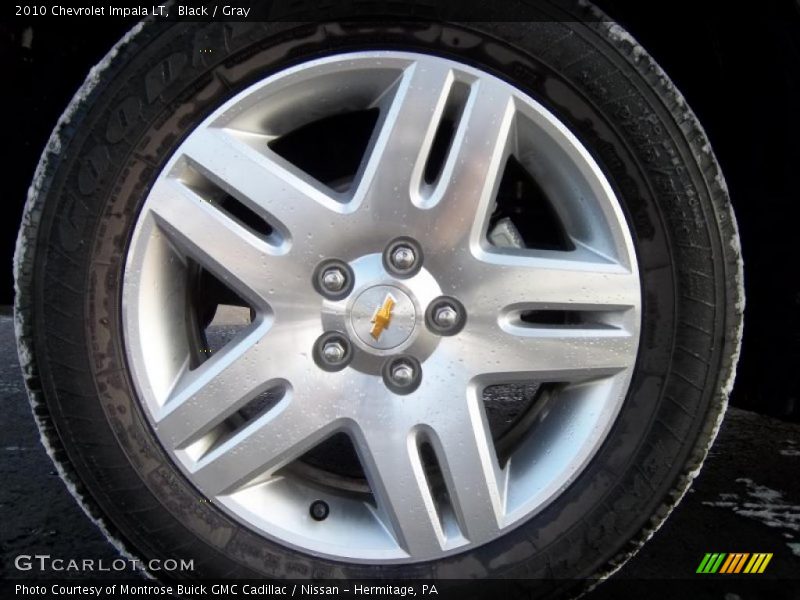 Black / Gray 2010 Chevrolet Impala LT