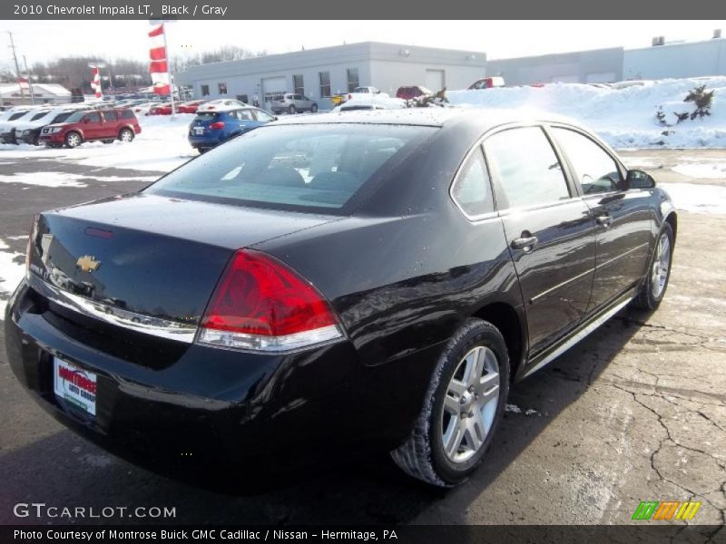 Black / Gray 2010 Chevrolet Impala LT