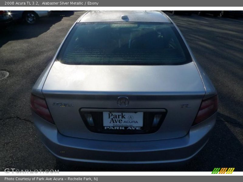 Alabaster Silver Metallic / Ebony 2008 Acura TL 3.2