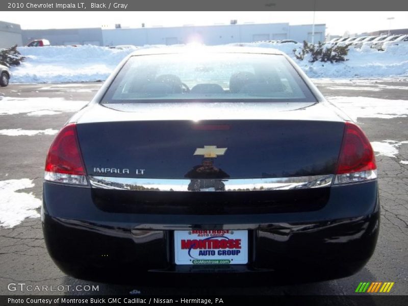 Black / Gray 2010 Chevrolet Impala LT
